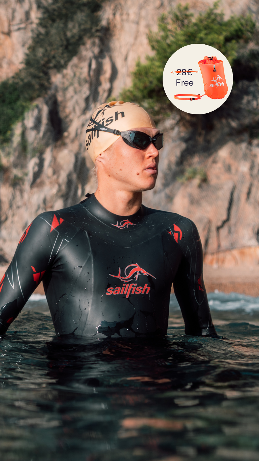 Kostenlose Freiwasser Schwimmboje